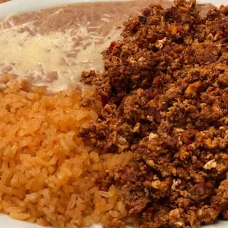 Eggs with Chorizo/ Huevos con chorizo