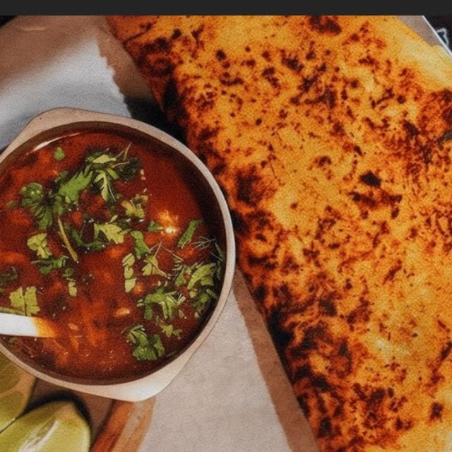 Quesadilla De Maiz Birria.