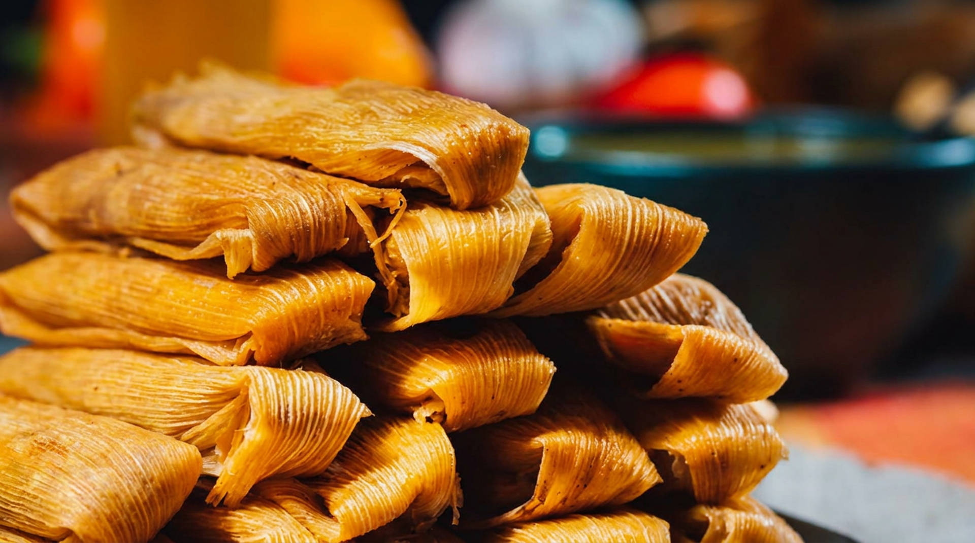 Tamales, tacos, and pupusas